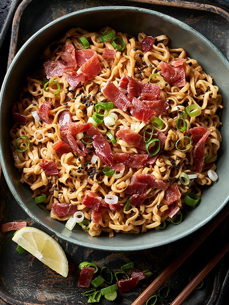 RAMEN AVEC JAMBON SERRANO