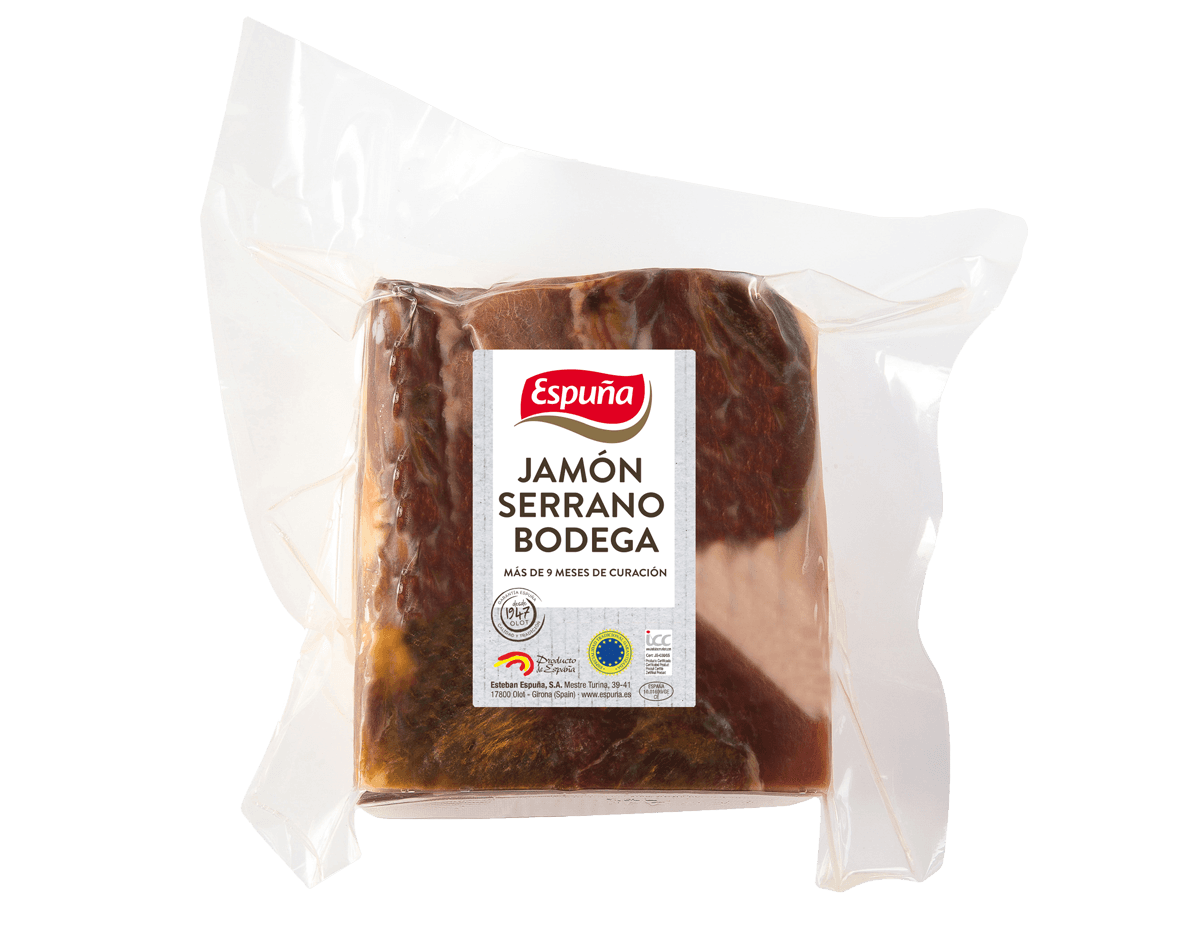 Jambon serrano moulé 1/2 pièce (9 mois)