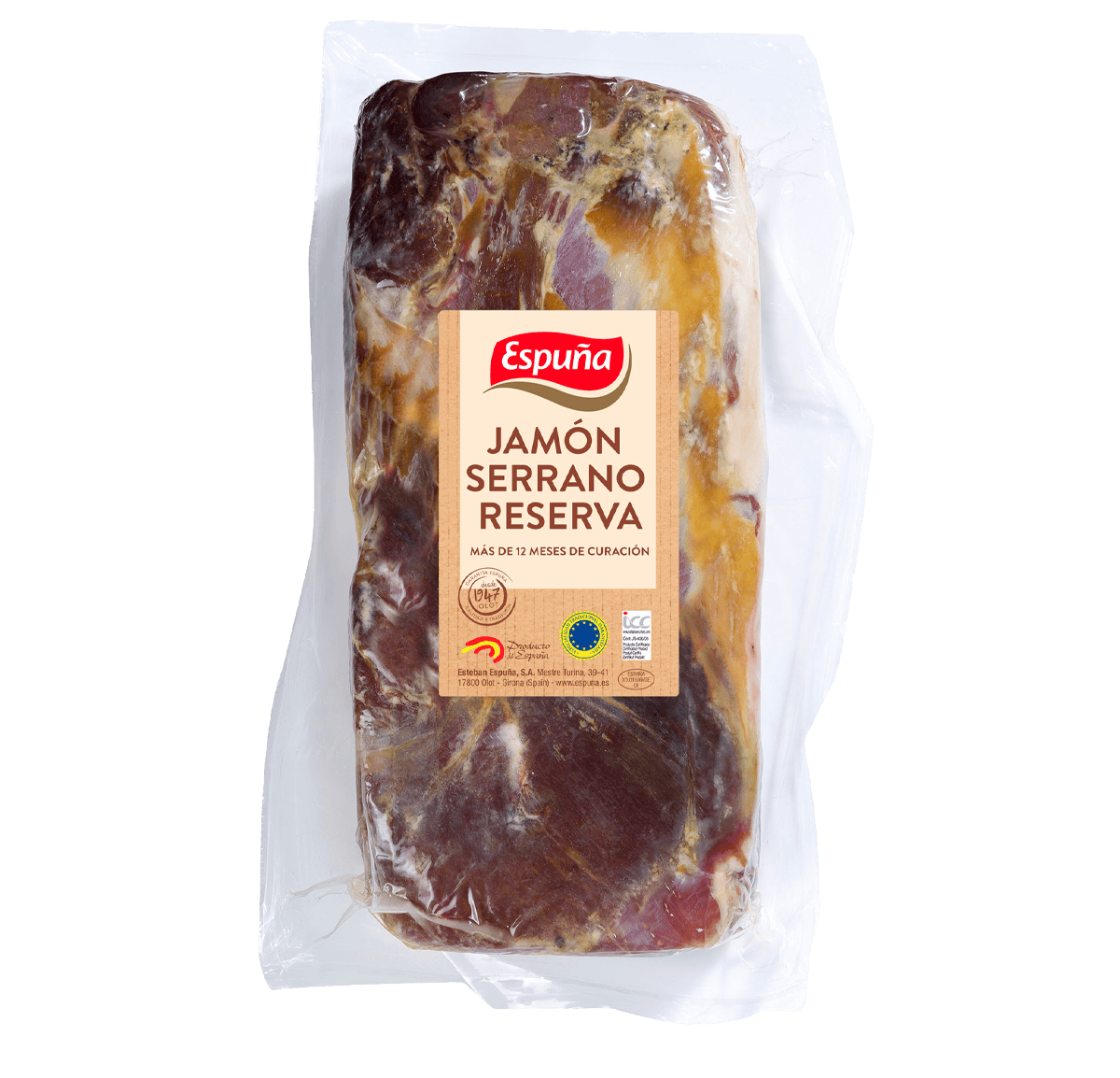 Jambon serrano reserva moulé (12 mois)