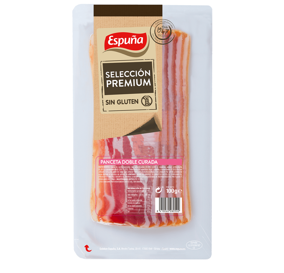 Pancetta double 100g