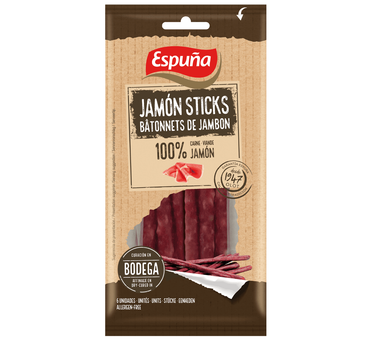 Jamón sticks 40g